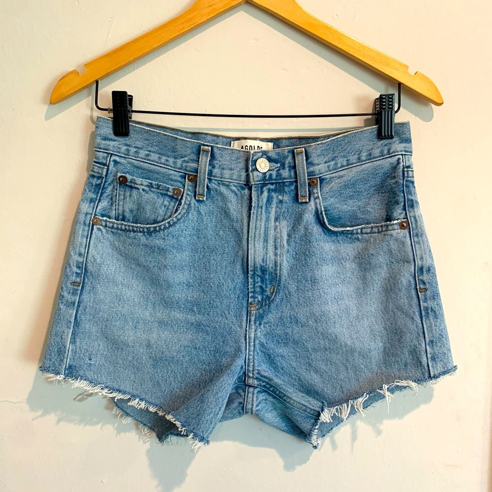 Agolde high rise shorts 25